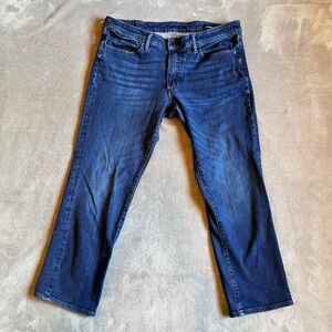 Bonobos Men's Dark Wash Premium 4-Way Stretch Slim Straight Jeans Size 35X27